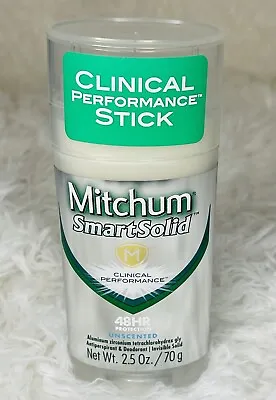 Mitchum Smart Solid Clinical Performance Unscented Anti-Perspirant 2.5 Oz • $10.95