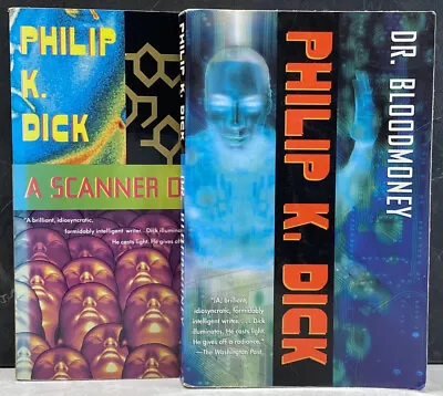 2 Book Lot By Philip K Dick: A Scanner Darkly Dr. Bloodmoney (Trade Paperbacks) • $21.95