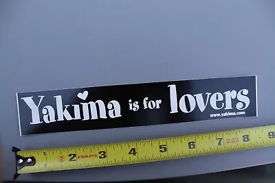 Yakima Is For Lovers Roof Racks Black White Love OG V59C Vintage Surfing STICKER • $15