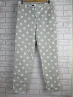 Vanishing Elephant 30 Womens Jeans Grey Polka Dot Cotton Blend Pockets • $20.30