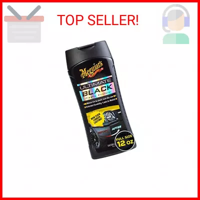 Meguiar's Ultimate Black Plastic Restorer - Restores Black Plastic & Faded Trim • $12.89