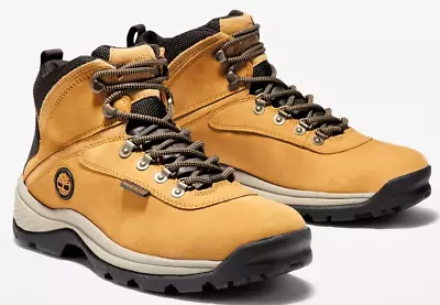 TIMBERLAND Men's White Ledge Mid Waterproof Hiking Or Work Boots • $138.78