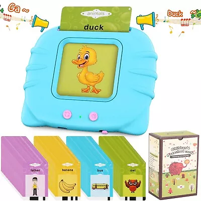 Talking Flash Cards Learning Toys For Boys Girls Toddlers Toy 1 2 3 4 5 Year Old • $12.97