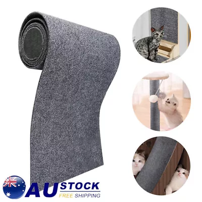 Self-adhesive Carpet Mat For Cat Wall Furniture Step Cat Scratching Post Cover • $24.92