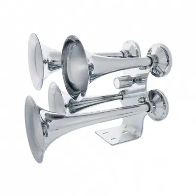 United Pacific 46152 Train Horn   4 Trumpet  Competition Series  Chrome • $180.41