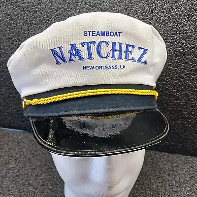 Vtg Steamboat Natchez New Orleans LA Souviner Captain's Hat Read • $11.81