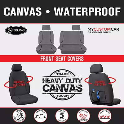 Mazda BT-50 UP UR XT Single Cab 2011- 2020 TRADIES Front Canvas Seat Covers BT50 • $169