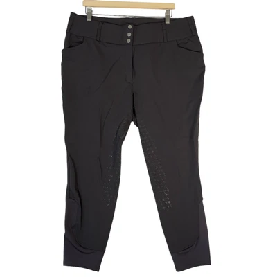 $39.99 • Buy Hadley Women's 42R Gray Curvy Fit Grip Breeches By SmartPak - Full Seat