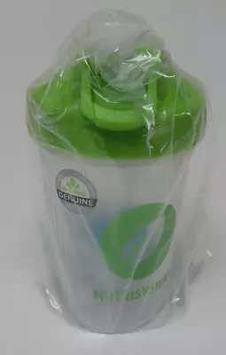Nutrisystem Blender Bottle Shaker Cup 20oz Mixer Whisk Ball BPA Free Green • $17.99