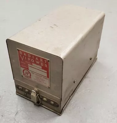 Vintage Radiart Vipower Voltage Converter Input 6DC Output 300 V DC 200MA  • $129.75