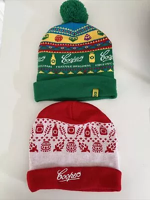 Coopers Beer Beanie Bundle X2 Green Pale Ale And Red Sparkling Ale Never Worn • $34.99