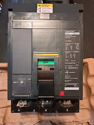 Square D MJA36800 3 Pole 800 Amp 600 Vac I-Line PowerPact Breaker • $3750