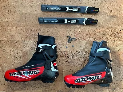 Atomic World Cup Skate-ski Boots Mens 41 (US 8) W/ Salomon Equipe Pilot Binding • $100