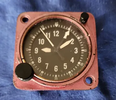 Old Working WAKMANN 8 Day AIRCRAFT Airplane CLOCK Swiss Wind Up • $249
