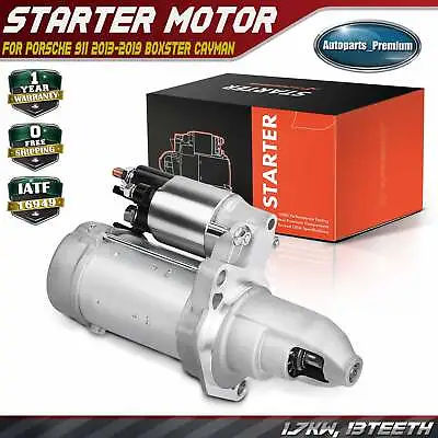 New Starter Motor For Porsche 911 2013-2019 Boxster Cayman 1.7kW/ 12 Volt CW 13T • $67.99