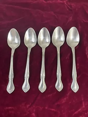 Reed & Barton Heritage Mint Rose Queen 5 Tablespoons Stainless Steel Flatware • $22.99