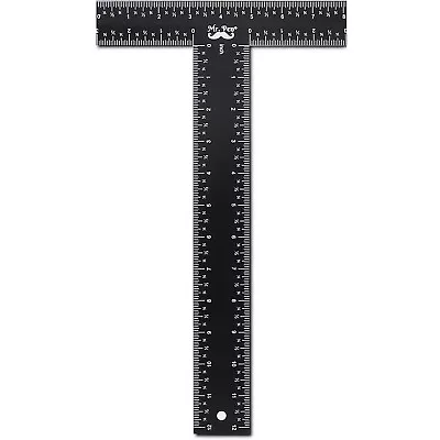 T Square T Ruler 12 Inch Metal Ruler T Square Ruler Drafting Tools Archit • $15.67