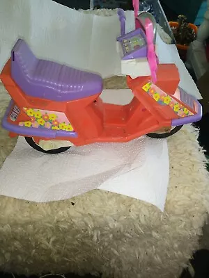 Barbie Around Town Scooter 1989 Vintage Toy Mattel Moped. Uncleaned Garage Find • £5