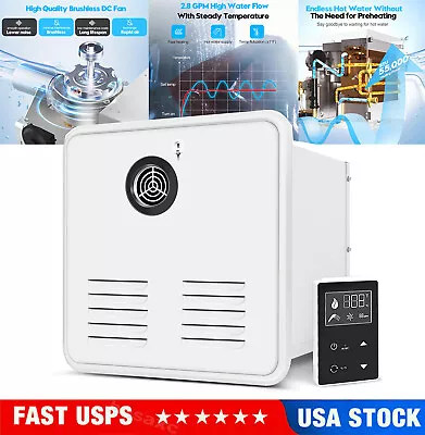 55000 BTU RV Tankless Water Heater LPG On Demand Hot Water Heater System • $369.99