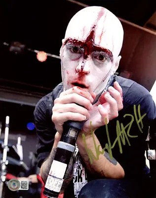 WAYLON REAVIS SIGNED AUTOGRAPHED 8x10 PHOTO LEAD SINGER MUSHROOMHEAD BECKETT BAS • $65