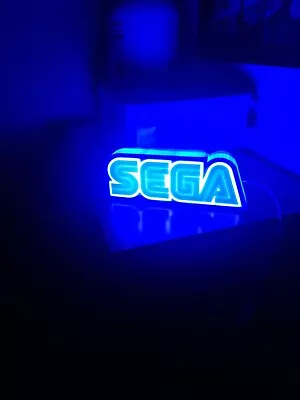 Sega USB LED Light Up Sign Light Box USB Lamps • £19.99