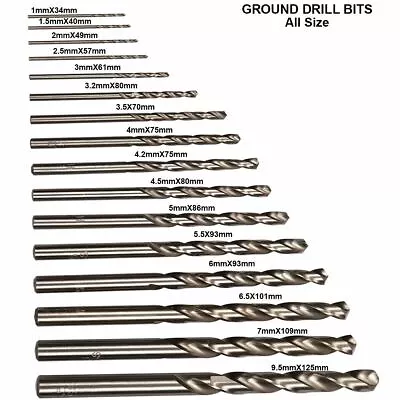 German Quality Heller HSS-CO Cobalt Drill Bits - All Sizes Cuts Hard Metal Steel • £4.69