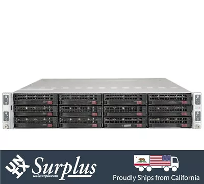 2U SuperMicro 4 Node Server 6026TT-HIBQ 8x Xeon 48 Core 2.4Ghz 512GB DDR3 40Gbps • $499