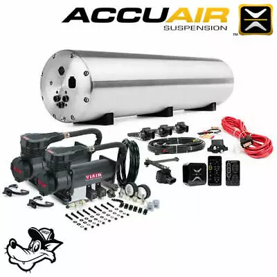 AccuAir ULTIMATE PACKAGE WITH VIAIR ENDO VALVE 4-CORNER TANK E+ CONNECT E-LEVEL  • $3499.95