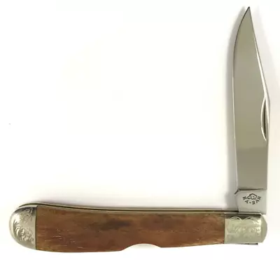 Ka-bar CL88 Lockback Knife Engraved Bolsters BONE Kabar Dog Head Stamp 9778-RP • $189.99
