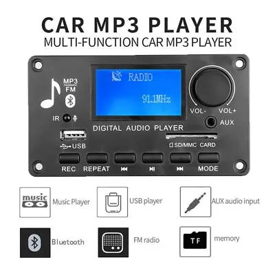 Stereo Bluetooth Audio Host Decoder Board Car MP3 Player Radio Module Car Radio~ • £10.92