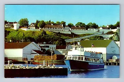 Mackinac Island MI-Michigan Panoramic Scenic View Of Island Vintage Postcard • $7.99