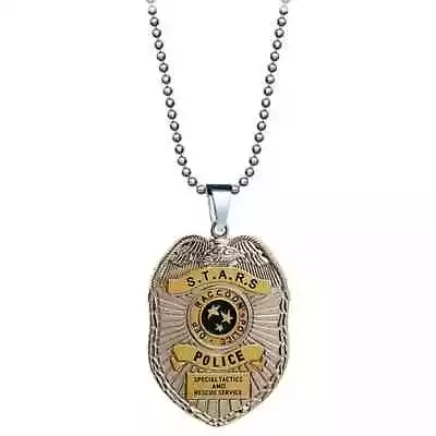 Residents Evil Pendant Stars  Raccoon City Police Badge Necklace With Gift Box • $15.99