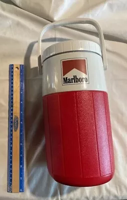 Vtg Coleman 1/2 Gallon Cooler Marlboro Wide Mouth Flip Spout Thermos • $15