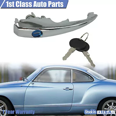 Key Matched Outer Door Handle For 68-79 Volkswagen Super Beetle Bug 113837205M • $11.99