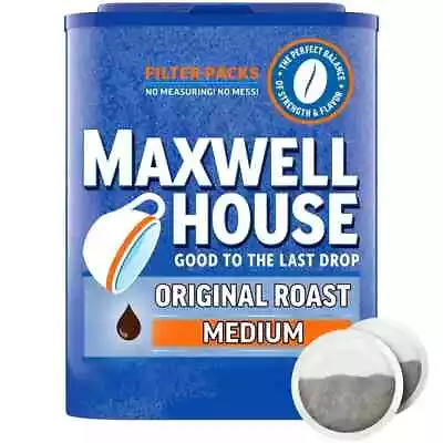 Maxwell House Original Roast Ground Coffee Cup Packs 10 Ct Pack • $34.99