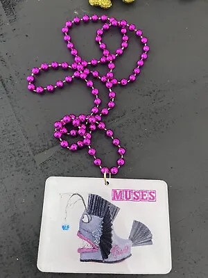 Krewe Of Muses Mardi Gras New Orleans Fish Bead And Magnet New! • $6
