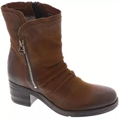 Miz Mooz Womens Serene Leather Round Toe Booties Ankle Boots Shoes BHFO 2968 • $53.99