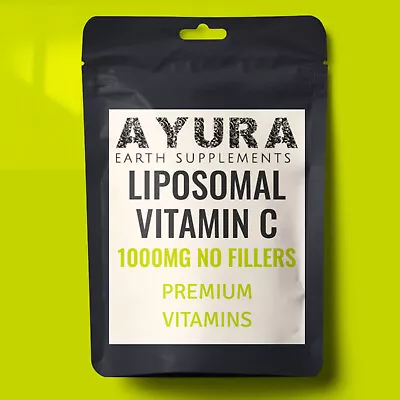 Vitamin C 1000mg Liposomal *No Fillers* High Absorption AYURA • £10.99