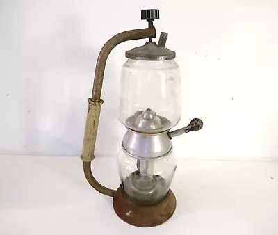 $122 • Buy Vintage Coffee Maker, Antique Glass Vacuum Coffee Machine Hungary, Europe 1930s