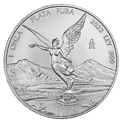 2023 Mexico Libertad 1 Oz 999 Silver Plata Pura Onza BU Brilliant Uncirculated • $38.99