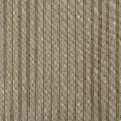 Deck Stripe Yellow Linen Fabric | Double Width 280cm Wide | Curtains • £1.79