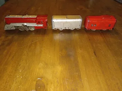 3 Hafner Trains. One Wind Up Locomotive Working Tender &caboose For Restoration • $30