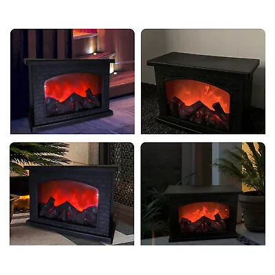 LT Simulated Fireplace Light Retro LED Electric Fireplace Light Ornamental HO • $49.18