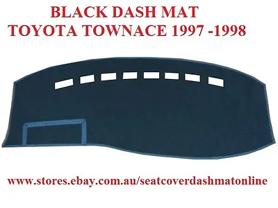 Dash Mat Dashmatdashboard Cover Fit  Toyota Townace 1997-1998 Black Rhd • $49.99