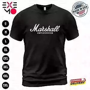 New Marshall Amplification Amplifier Logo Rock Band Pop Guitar T-Shirt S-5XL • $22.99