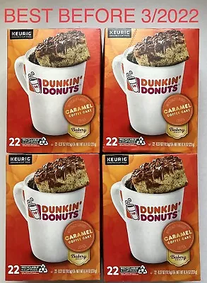 Dunkin Donuts Caramel Coffee Cake Keurig K-Cup Pod 88ct Best By 3/2022 • $49.99