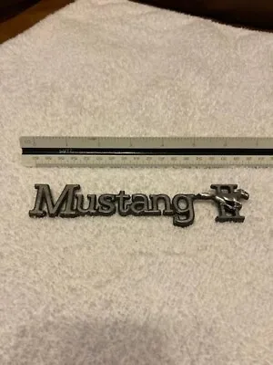 Vintage 6.5  Ford Mustang II Emblem - Metal Badge Collectible  • $14.99