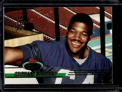 1993 Topps Stadium Club Michael Strahan Draft Pick Stamp Rookie RC #384 Giants • $0.99