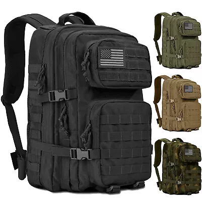 Tactical Backpack – Military Large Army Assault 3 Day Molle Bug Out Bag Rucksack • $25.99