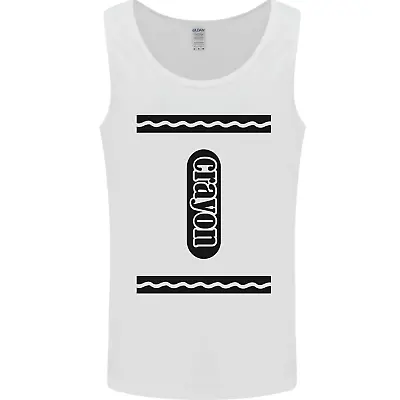 Crayon Fancy Dress Outfit Costume Funny Mens Vest Tank Top • £10.49